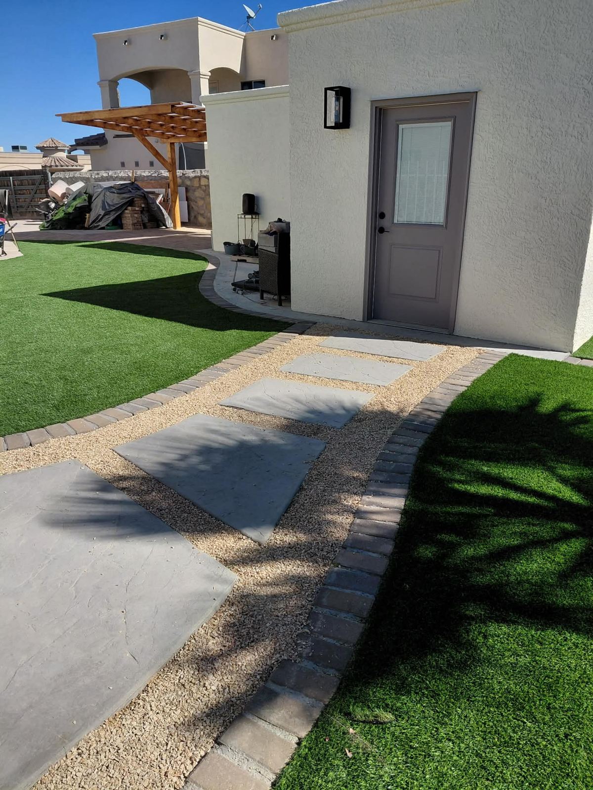 Paver walkway
